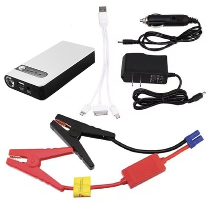 Démarreur de saut portable polyvalent de 12 V avec lampe de poche LED et moniteur de pression des pneus