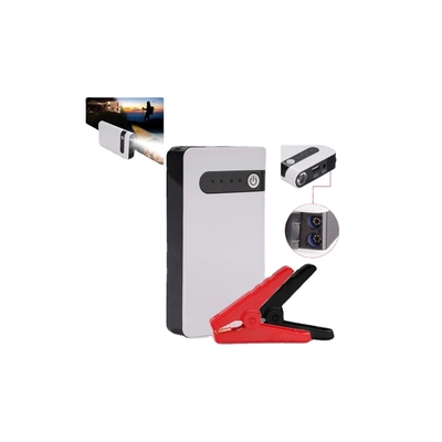 Démarreur de saut portable polyvalent de 12 V avec lampe de poche LED et moniteur de pression des pneus