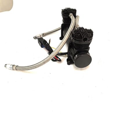 Compresseur de suspension pneumatique pour voiture à double cylindre robuste