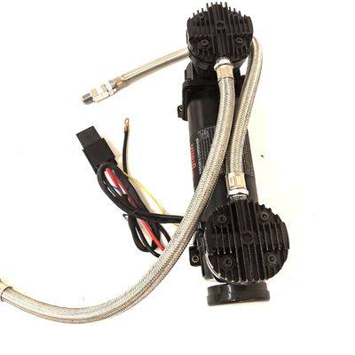Compresseur de suspension pneumatique pour voiture à double cylindre robuste