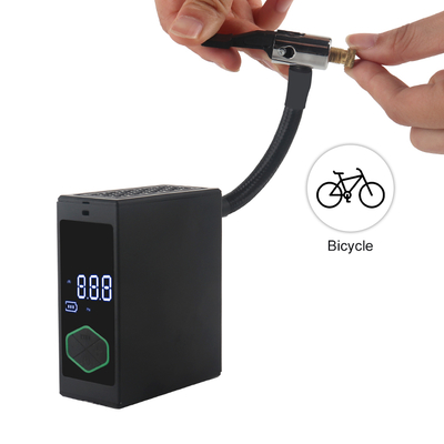 Une nouvelle pompe à pneus compacts de 150 psi avec batterie pour voiture et vélo