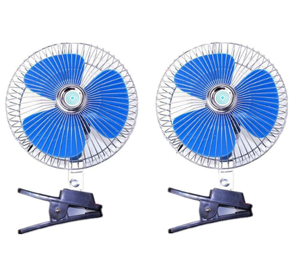 Un bon prix. Ventilateurs des véhicules à moteur bleus et argentés/métal et fan électrique en plastique de radiateur en ligne
