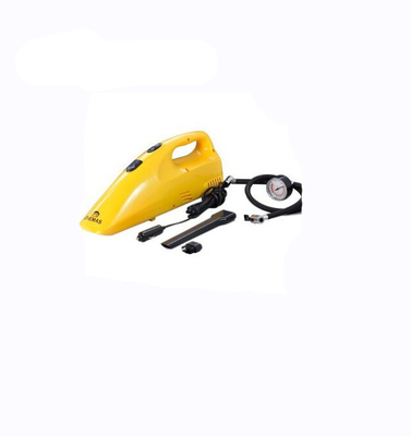 Aspirateur de voiture à main jaune avec fonction compresseur Aspirateur de voiture 12v