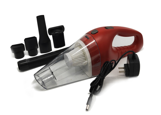 Aspirateurs rouges de batterie d'ABS/brosses intérieures de l'aspirateur de voiture deux