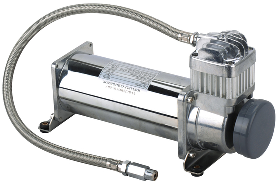Chrome Car Ride Suspension pneumatique pompe Tuning de voiture DC 12V Pour les véhicules tout-terrain