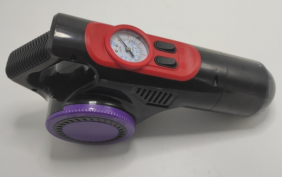 Aspirateur rechargeable 12V et compresseurs d'air Mini portatif avec LED Light Air 4 en 1 Pneus gonfler et nettoyer