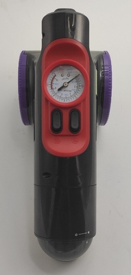 Aspirateur rechargeable 12V et compresseurs d'air Mini portatif avec LED Light Air 4 en 1 Pneus gonfler et nettoyer