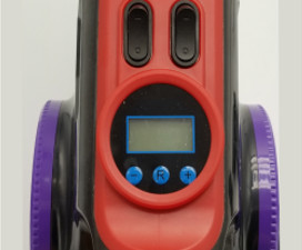 Aspirateur 12V et compresseurs d'air Mini portatif avec LED lumière pression de l'air jauge numérique 3 en 1 pneu gonflé et C