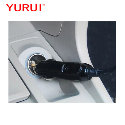 Dc12v 2 en 1 gonfleur de pneus de voiture en plastique et aspirateur de voiture portable avec pinceaux
