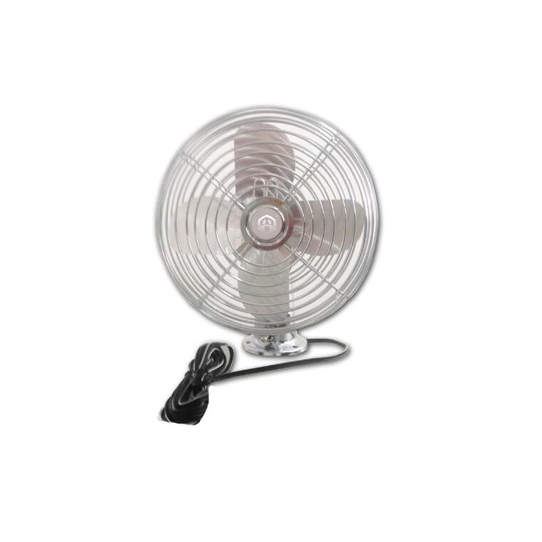Ventilateur de voiture en plastique portable Pour le refroidissement de voiture Avec allume-cigare Vent fort