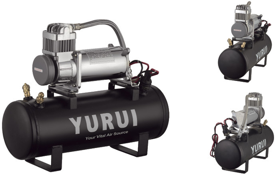 Un bon prix. Le réservoir portatif 12V d'air comprimé de 1,5 gallons pour la voiture utilisent l'équipement fort d'inflation rapide en ligne