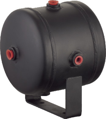 Un bon prix. Réservoir de compresseur d'air de noir de 150 livres par pouce carré petit réservoir d'air de 0,5 gallons  en ligne