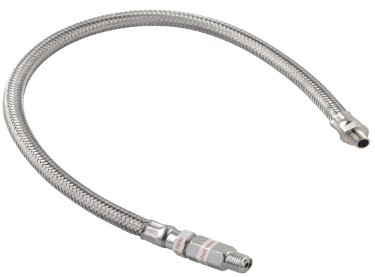 Un bon prix. En acier doux de pièces de compresseur d'air de la CE tressés arrosent 1/8