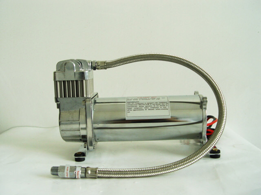 Un bon prix. Compresseur d'air simple de voiture de 200PSI Chrome 12v, suspension de tour d'air pour des camions en ligne