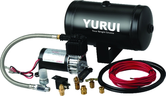 Un bon prix. Réservoir de 1 gallon à bord des systèmes pneumatiques/du compresseur de l'air 12v à fort débit en ligne