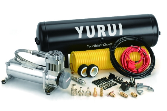 Un bon prix. Compresseur 100% d'air de coefficient d'utilisation réservoir de 2,5 gallons à bord du système pneumatique 12V 150 livre par pouce carré IP67 en ligne