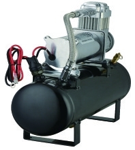 Un bon prix. 150 livres par pouce carré 12V à bord de compresseur d'air avec le compresseur d'air portatif de réservoir de 1,5 gallons 4x4 en ligne