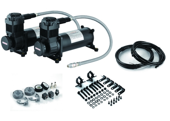 Un bon prix. Double compresseur noir résistant durable de suspension d'air pour la puissance forte en ligne