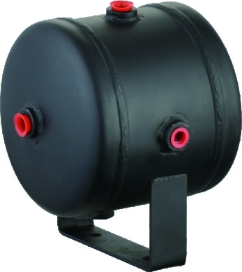Un bon prix. Réservoir horizontal en acier noir de Comressor d'air pour des pneus de klaxon d'air, réservoir d'air de 0,5 gallons en ligne