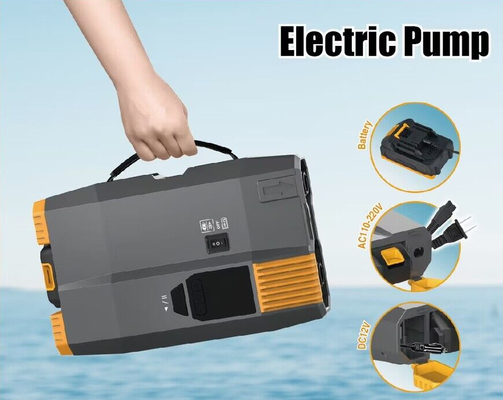Pompes électriques de 12 volts avec batterie et AC110V-220V longue durée de travail 20psi avec écran