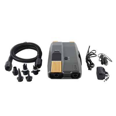 Pompes à planche à rames de 12 v avec batterie rechargeable et ligne d'alimentation 110-220 v pour outils gonflables jusqu'à 20 PSI