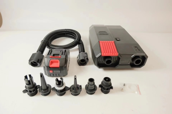 Un bon prix. AC110-220V pompe à soupape électrique numérique DC 12V avec batterie au lithium pour gonflement de paddleboard en ligne