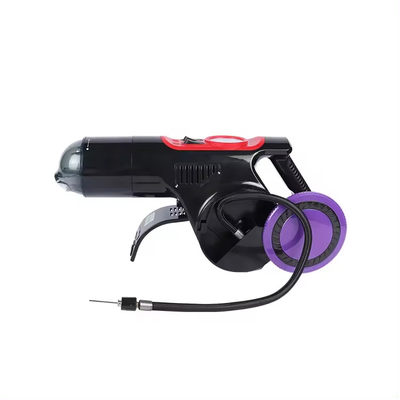Aspirateur de voiture portable rechargeable 4 en 1 gonfleur de pneus de voiture en plastique