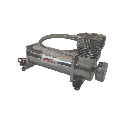 Compresseur de suspension d'air pour voiture à chrome DC12V à faible bruit