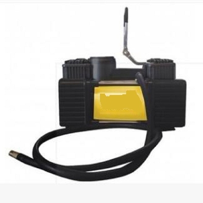 Un bon prix. Double matériel en métal de compresseurs d'air de véhicule de cylindre portatif dans la couleur jaune en ligne