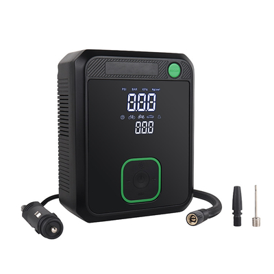 Un bon prix. Compresseur d'air de voiture numérique sans fil rechargeable avec écran LCD Pompe à air portable à courant continu 12V en ligne