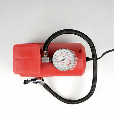 Un bon prix. Les compresseurs d'air rouges de véhicule Mini Air Pump Dc 12v 10ft attachent pour la bicyclette de voiture en ligne
