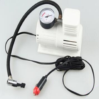 Mini pneu ABS portable DC12V gonfleur de pneus de voiture avec bouchon de cigarette