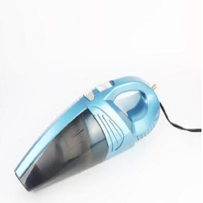Un bon prix. Aspirateur bleu de véhicule avec l'aspirateur tenu dans la main de compresseur de l'outil 250PSI de caret en ligne