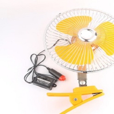 Un bon prix. Ventilateurs électriques jaunes pour la garde arrière With de voitures 8 pouces oscillant en ligne