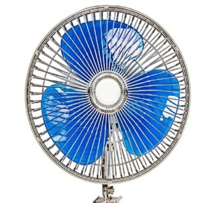 Un bon prix. 12v / ventilateur de la voiture 24v fan de oscillation de 8 pouces avec la pleine garde en métal de sécurité en ligne