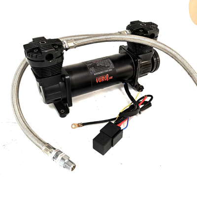 Compresseur de suspension pneumatique pour voiture à double cylindre robuste