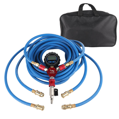 Système de gonflage de pneus pour voiture tout-terrain, quatre pneus, jauge numérique, tuyau