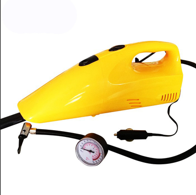 Un bon prix. Aspirateur de voiture à main jaune avec fonction compresseur Aspirateur de voiture 12v en ligne