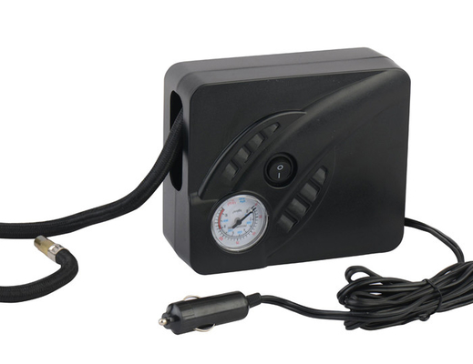 Pneus de voiture noir DC 12V compresseur d'air portable gonfleur de pneus portable