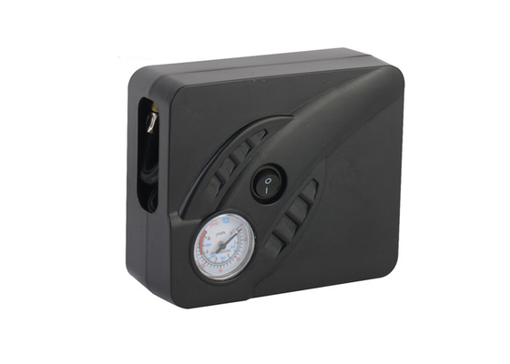 Compresseur d'air DC12V noir avec bouchon de cigarette